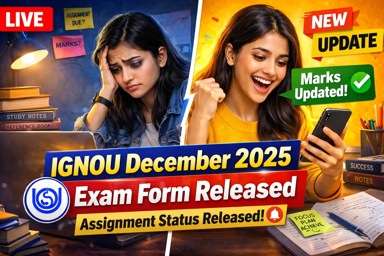 IGNOU December 2025 Exam Form Released
