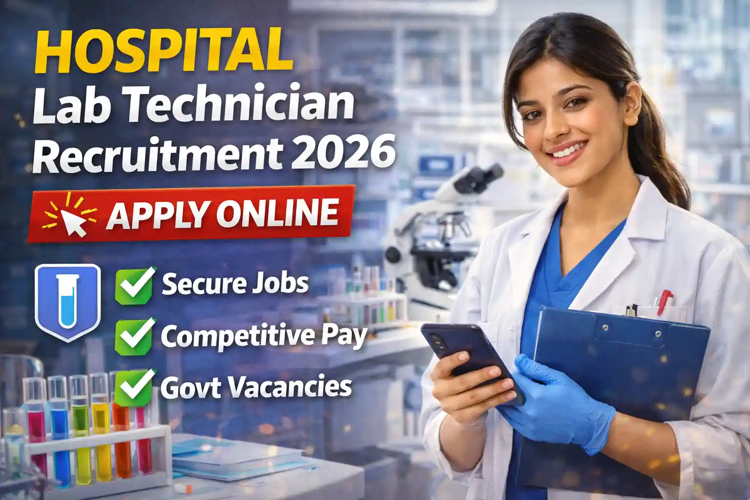 Hospital Lab Technician Recruitment 2026