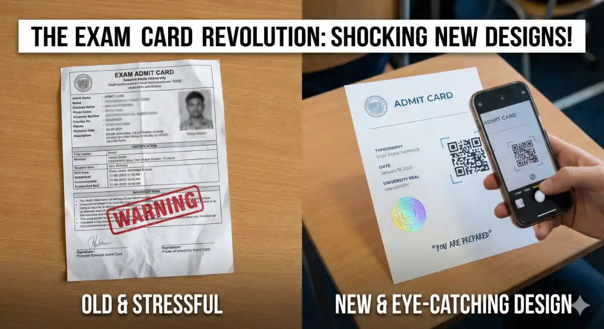 5 Unique Ways to Design an Eye-Catching Exam Card