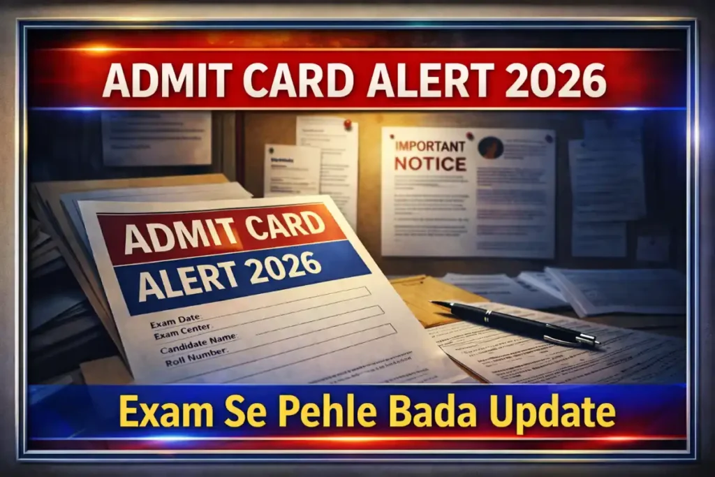 Admit Card 2026 ALERT! Exam Se Pehle Aaya Bada Update, Students Shocked