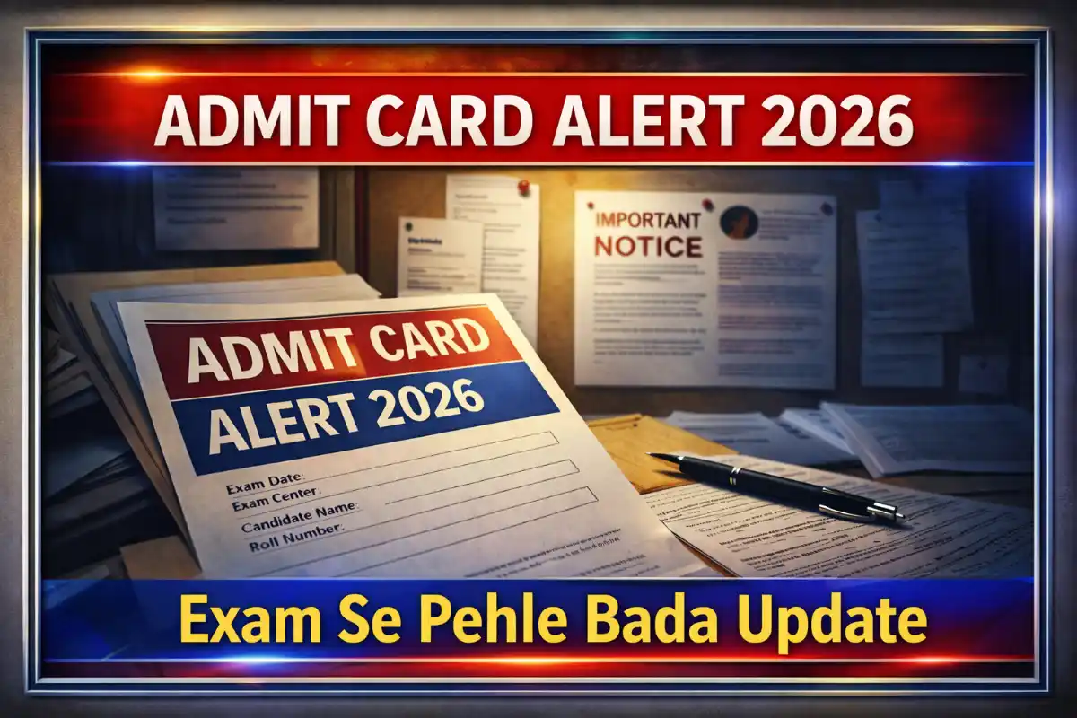 Admit Card 2026 ALERT! Exam Se Pehle Aaya Bada Update, Students Shocked
