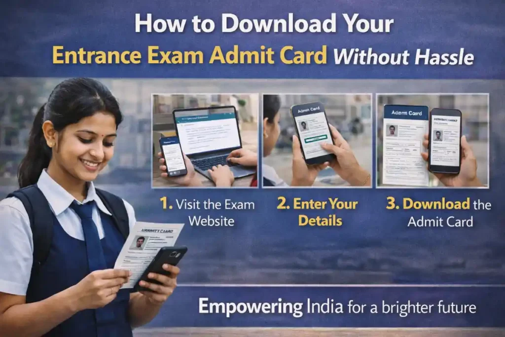 Download Your Entrance Exam Admit Card Easily