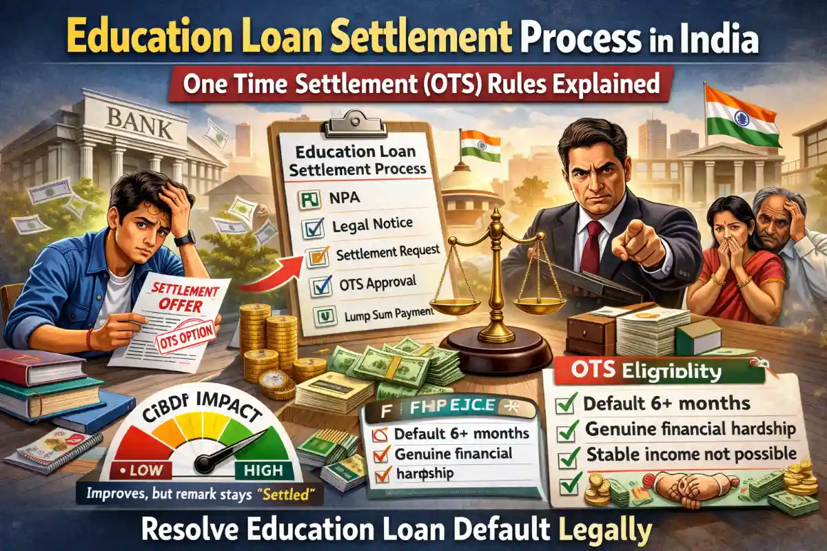 Education Loan Settlement Process in India