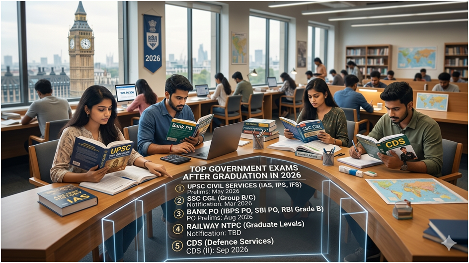 Top Government Exams After Graduation in 2026